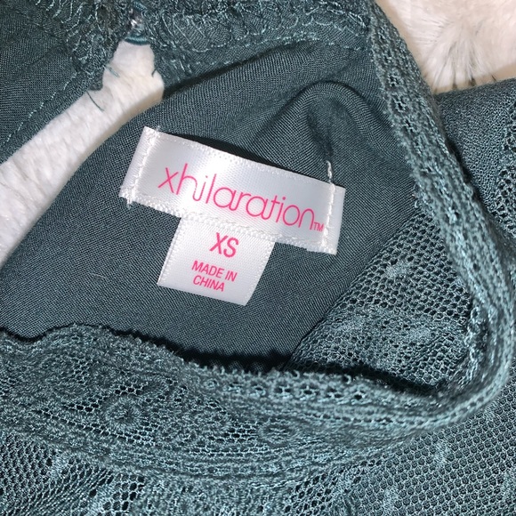 Target Green Long Sleeve Dress - Picture 3 of 3